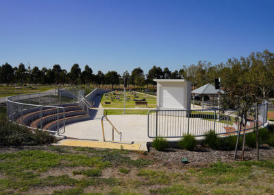 Amphitheatre in Western Section of Eucalyptus Lawn